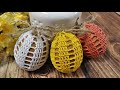 ЧЕХОЛ ДЛЯ ПАСХАЛЬНОГО ЯЙЦА крючком / EASTER EGG Crochet CASE