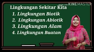 Materi PLH Kelas 3 Lingkungan di sekitar kita(Biotik & Abiotik)