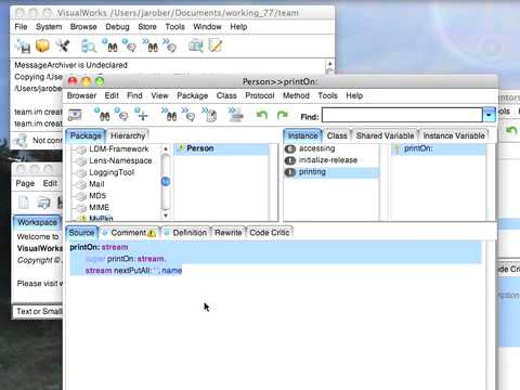 Tutorial: VisualWorks Basic Introduction - Overrides