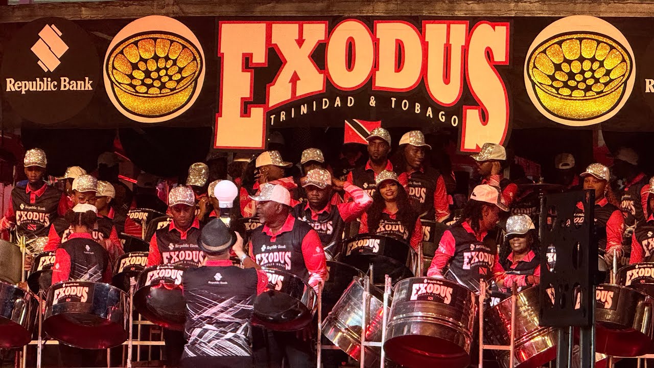 National Panorama Large Steelband Finals in the Queen’s Park Savannah Drag Trinidad