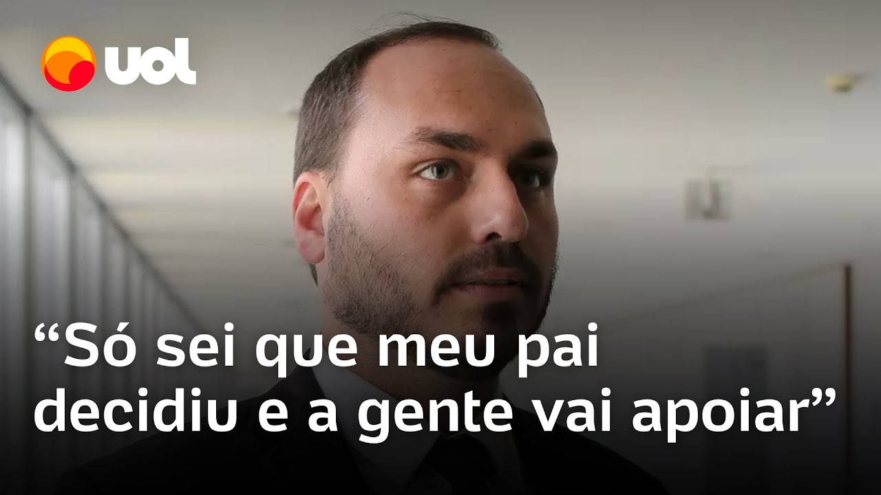 Carlos Bolsonaro confirma que o pai escolheu Flávio para concorrer à Presidência em 2026