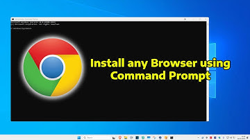 How To Install Any Browser Without Browser (Using CMD) Install Google Chrome with Command Prompt