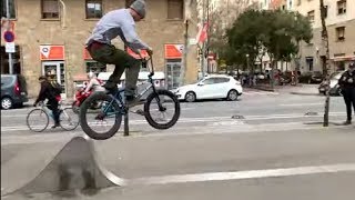 Guy Nailed The Bmx 5 Hang, Smooth Landing