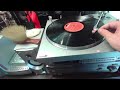 復活しました!数十年ぶり?レコードプレーヤー 感動の音出し