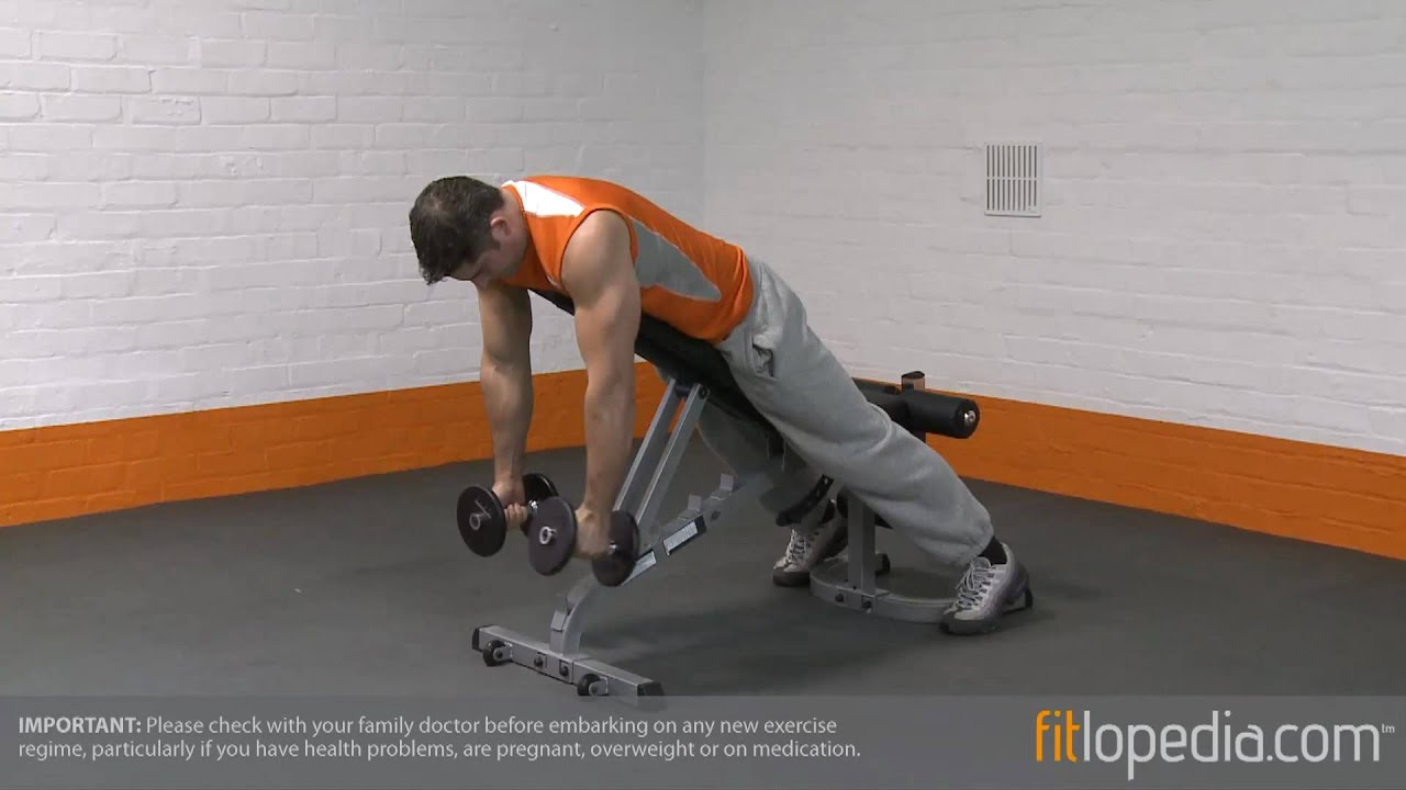 Incline Prone Palms In Alternate Dumbbell Front Raise - YouTube