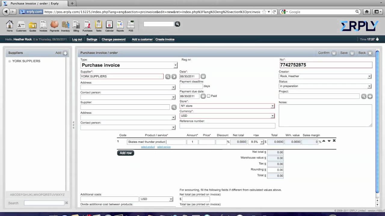 ERPLY tutorials- How to set up your POS? STEP5 - YouTube