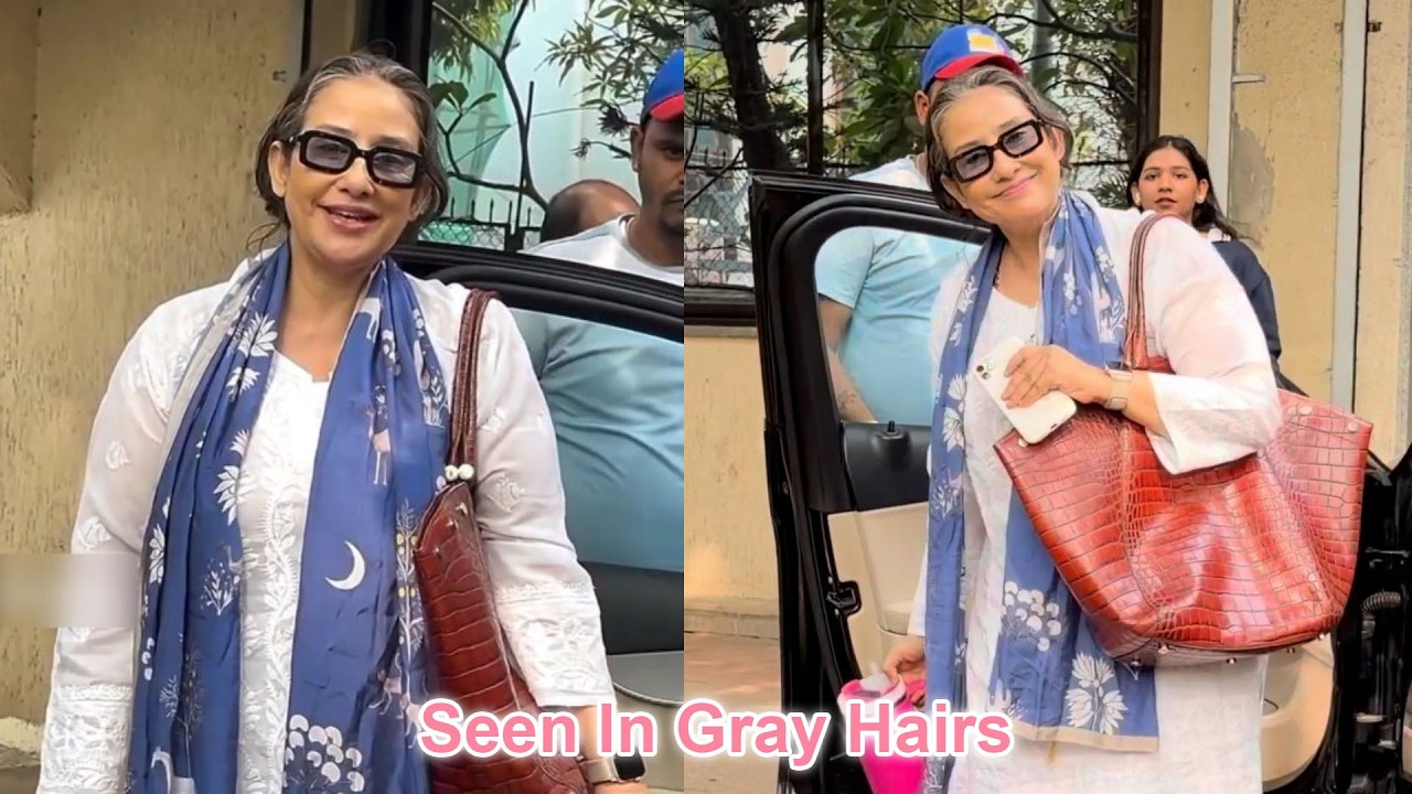 Manisha Koirala spotted in New Look outside Salman khan Office In Bandra