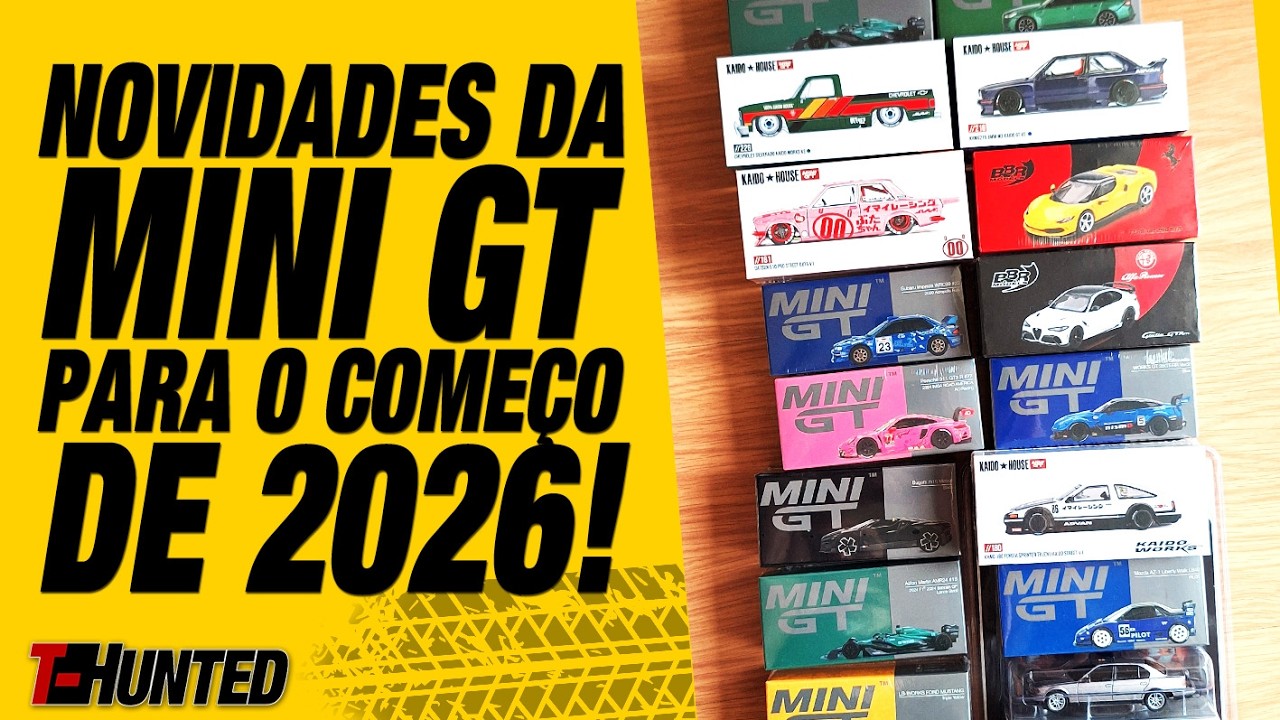 NOVIDADES DA MINIGT PARA O COMEÇO DE 2026!