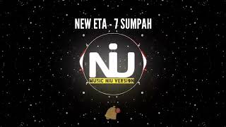 NEW ETA   7SUMPAH  KARAOKE+ LIRIK  BY NIU MUSIC COVER  ROCK VERSION