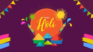 Happy Holi video | Holi status | happy holi animated video | holi hey,  happy holi motion video screenshot 3