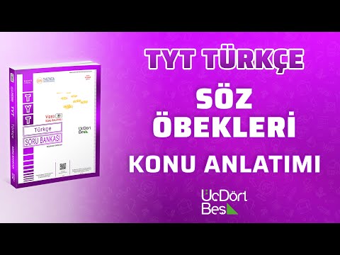 SÖZ ÖBEKLERİ | 2022 TYT TÜRKÇE | 345 YAYINLARI