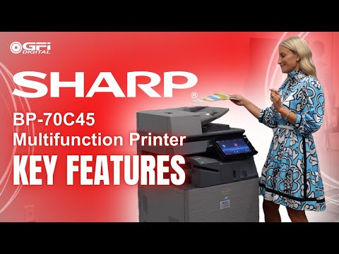 Sharp BP70C45 Multifunction Copier/Printer: Key Features
