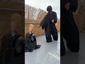 battojutsu るろ剣に憧れ神速の抜刀術を練習するサラリーマン