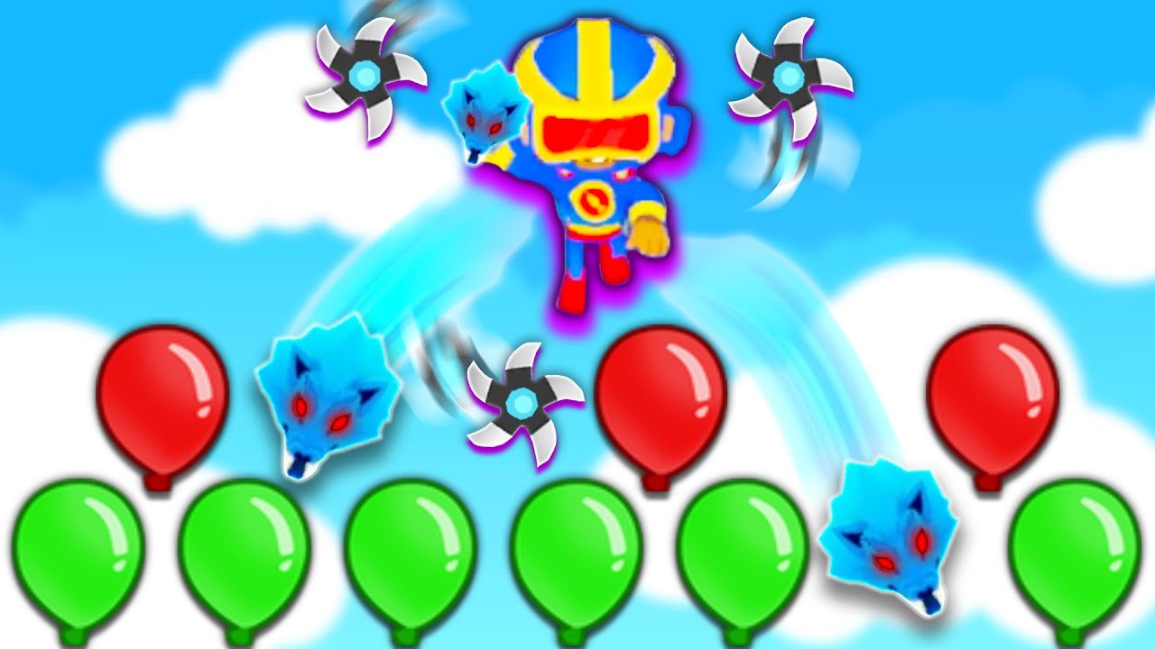 САМАЯ БЕЗУМНАЯ объединенная обезьянка в Bloons Pop!
