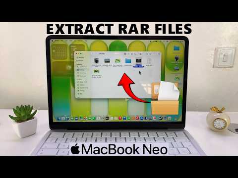 How To Open / Extract RAR Files On MacBook Neo