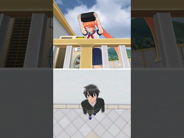 Osana Drops Bento from the Rooftop class=