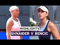 Belinda Bencic vs Diana Shnaider Highlights | Madrid Open 2026