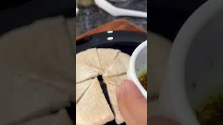 Pita bread chips. Crunchy crispy chips.