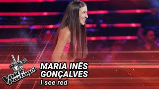 Maria Inês Gonçalves - &quot;I see red&quot;  | Provas Cegas | The Voice Portugal