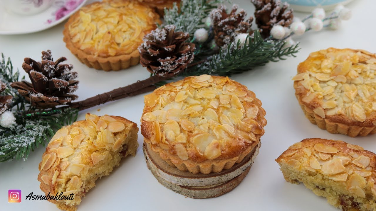تارت اللوز بعجينة رائعة Recette tarte AMANDINE (crème d'amande)
