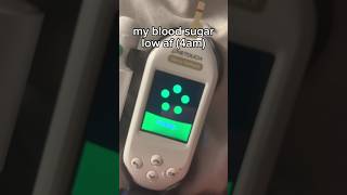 Blood sugar low af (4am) #t1d #diabetes #diabetic