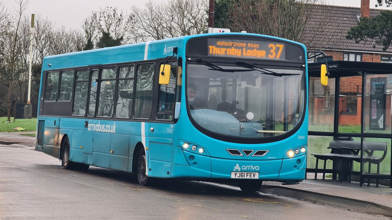 *DECENT* Ride on Arriva Midlands' VDL SB200 Wright Pulsar 2, 3765 (YJ61 FEV) - Route 37