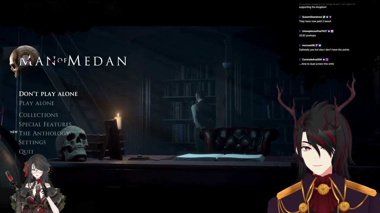 Queenly Collab! Man of Medan with @queenglowstone  RAISE HER SUB TIMER!  [road to 250] !clip !discor