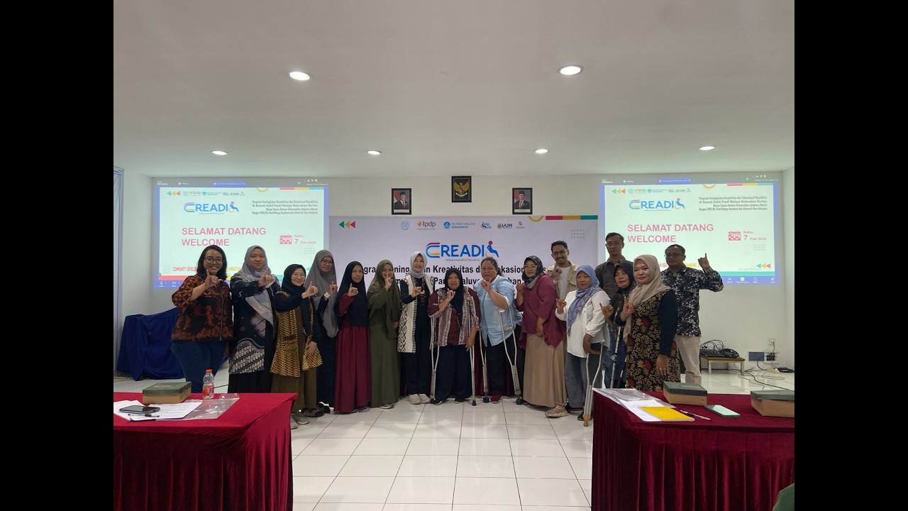 OPENING CREADIS: PROGRAM PENINGKATAN KREATIVITAS DAN VOKASIONAL DISABILITAS