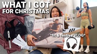 Staying Consistent w/ My Fitness + What I Gave/Got for CHRISTMAS   *festive vlog*