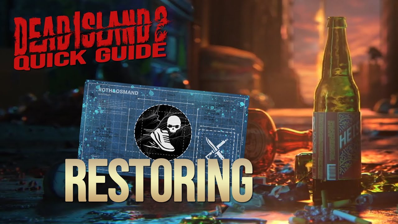[Quick Guide] Dead Island 2 - Weapon Perk Blueprint - Restoring (THE METRO)