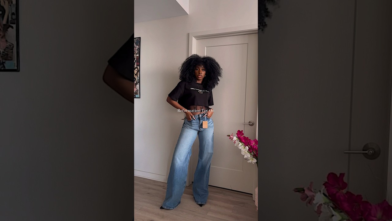 1.Cary Cuffed High Rise Slouchy Jeans 2.Cary Studded High Rise Jeans 