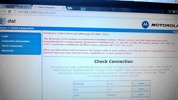 Broken DSL motorola 2210 MSTATEA.  Blinking red power light.  Message ID: NAD-3301