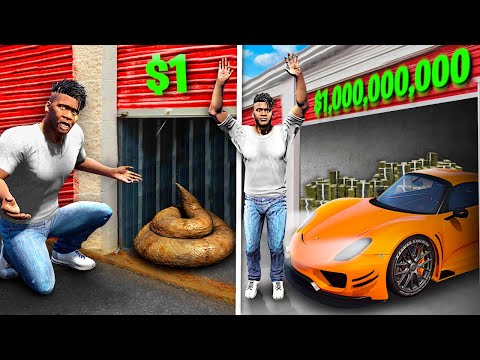 $1 vs $1,000,000,000 Storage Unit in GTA 5!
