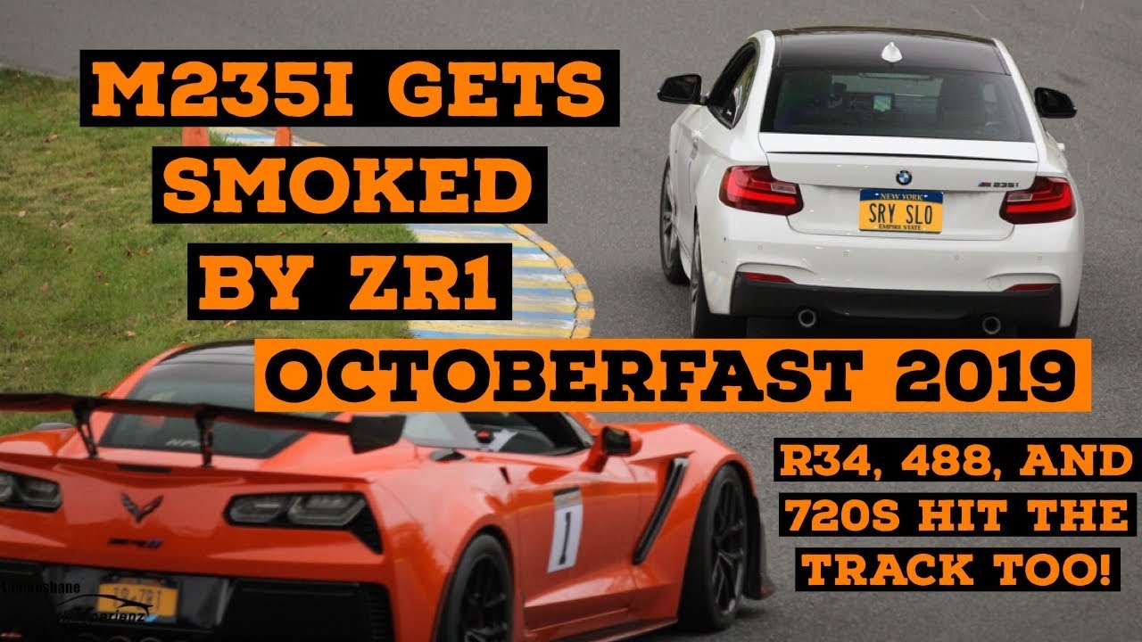 ZR1 SMOKES BMW M235i: EXOTICS ON TRACK! classic muscle cars for sale usa