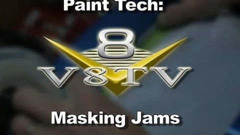 Paint Tech: Masking Door, Hood, & Trunk Jambs with 3M Specialty Tapes Video V8TV