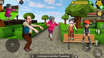 Scary Teacher 3D_New updater-New fun video everyday , gameplay walkthrough  part 721 ( android, ios)