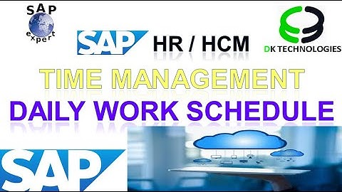 How to Configure Daily Work Schedule & Periodic Work Schedule in Time Management | DK TECHNOLOGIES