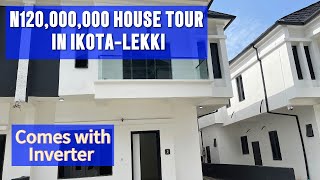 HOUSE FOR SALE IN LEKKI LAGOS NIGERIA:LUXURY 4BED duplex with inverter in #Ikota #luxury#lekkilagos