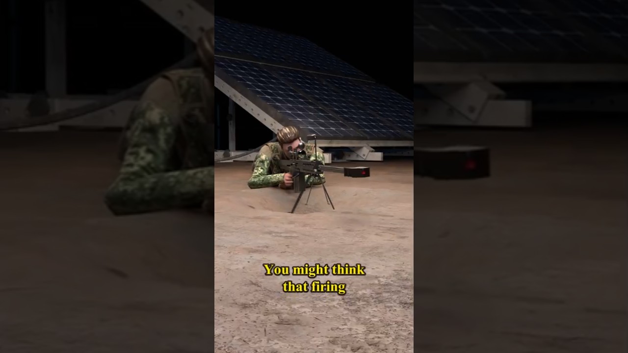 Что на самом деле происходит при стрельбе из винтовки Barrett M82 по танку? 