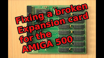 Trying to fix a broken 512 Kb RAM-Expansion for the Amiga 500