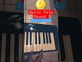 Mario coin sound on elec piano