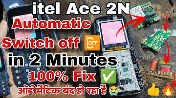 Itel Ace 2n Automatic switch off in 2 Minutes Problem Fix 100% Solution #itelace2n #swagoxide #itel