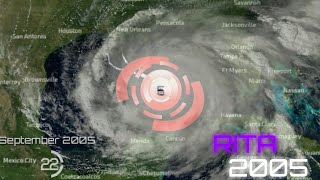 The Track Of Major Hurricane Rita (2005)