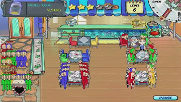Diner Dash Walkthrough - Level #26 - Go with the Flo Seafood Dining - More Tables