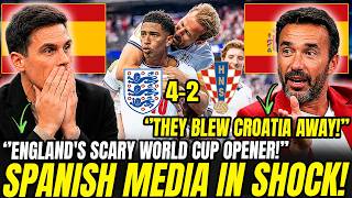 😱 SPANISH MEDIA REACT TO ENGLAND 4-2 CROATIA IN THEIR WORLD CUP OPENER! LOOK WHAT THEY SAID!