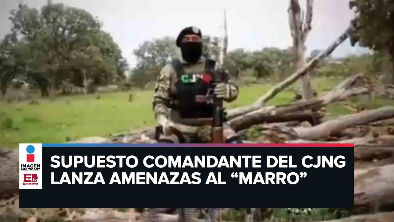 CJNG difunde nuevo video con amenazas al 