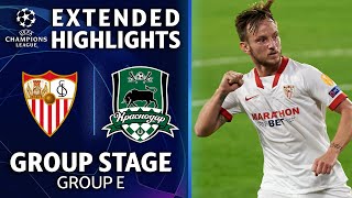 Sevilla vs. FK Krasnodar: Extended Highlights | Group Stage - Group E | UCL on CBS