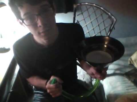 LE ACE .. taking a bong up his ass