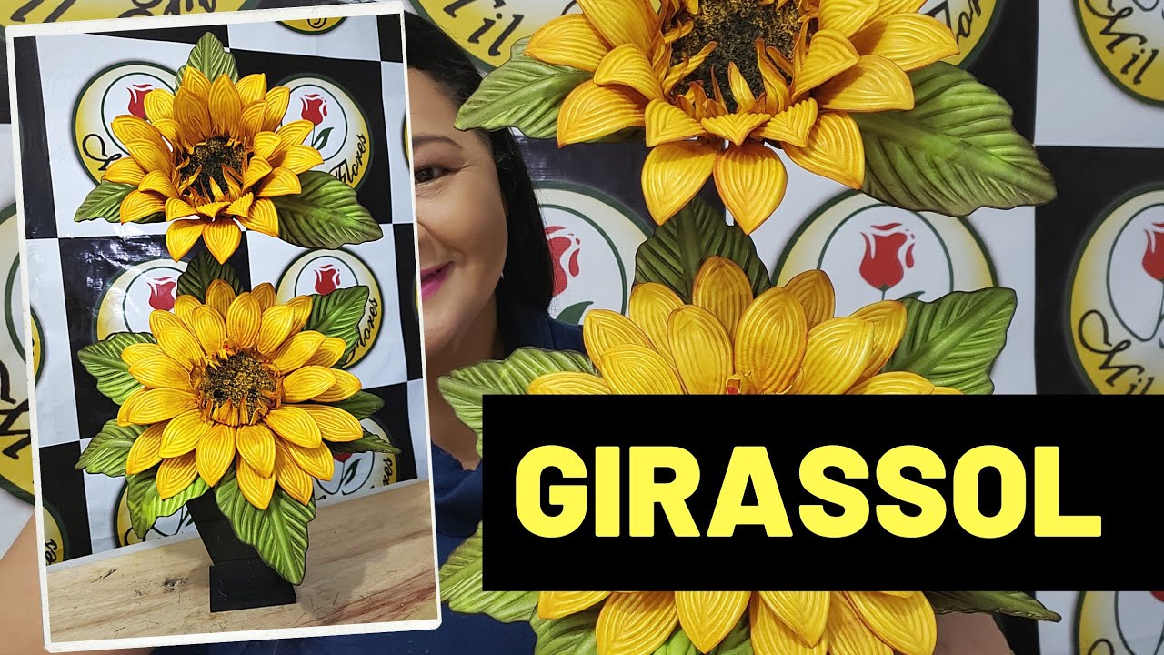 🌻 UM GIRASSOL COMO VOCÊ NUNCA VIU 🌻 - COM MONTAGEM DE ARRANJO