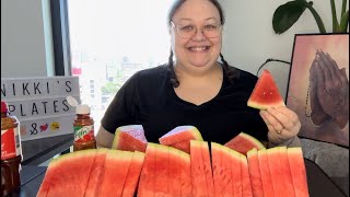 Watermelon Mukbang